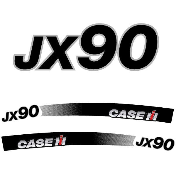 Case JX 90 Aftermarket Replacement Tractor Decal (Sticker) Set