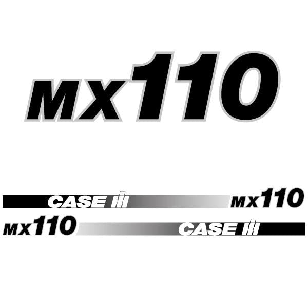 Case MX 110 (2000) Aftermarket Replacement Tractor Decal (Sticker) Set