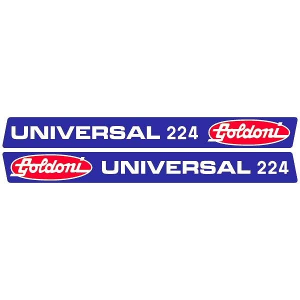 Goldoni Universal 224 Aftermarket Replacement Tractor Decal (Sticker) Set