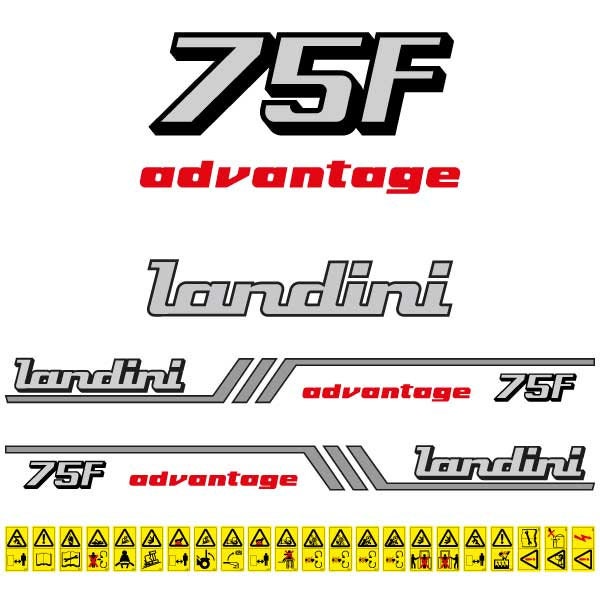 Landini Advantage 75F Aftermarket Replacement Tractor Decal (Sticker) Set