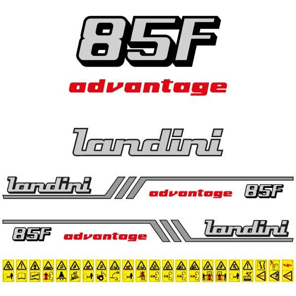 Landini Advantage 85F Aftermarket Replacement Tractor Decal (Sticker) Set