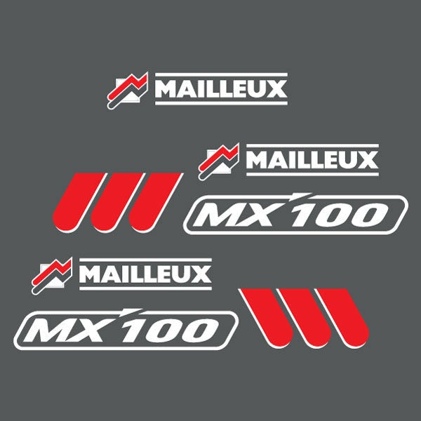 Mailleux MX 100 Loader Aftermarket decal aufkleber sticker set