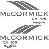 McCormick CX 105 XtraShift Aftermarket decal aufkleber sticker set