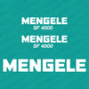 Mengele SF 4000 Aftermarket Replacement Tractor Decal (Sticker) Set