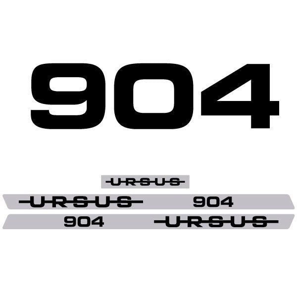 Ursus 904 Aftermarket Replacement Tractor Decals (sticker - aufkleber - adesivo) Set