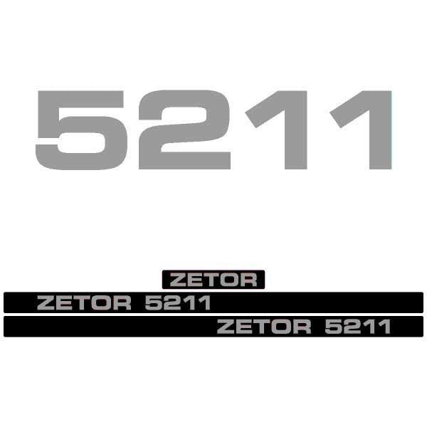 Zetor 5211 Aftermarket Tractor Decal / Aufkleber / Adesivo / Sticker Set