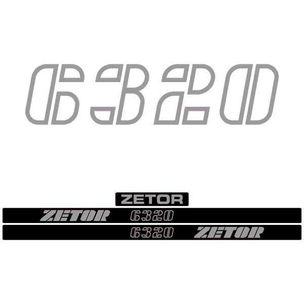 Zetor 6320 Aftermarket Tractor Decal / Aufkleber / Adesivo / Sticker Set