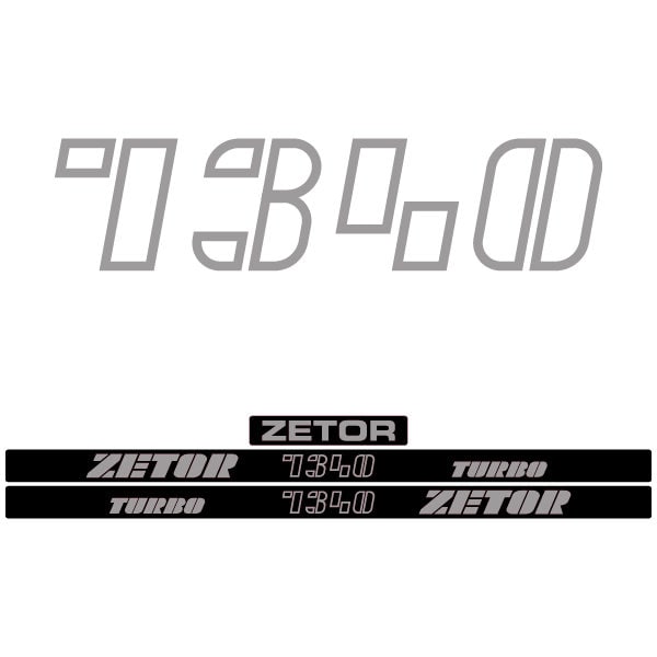 Zetor 7340 Aftermarket Tractor Decal / Aufkleber / Adesivo / Sticker Set