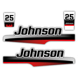 Johnson 25 Outboard (1997) Aftermarket Decal / aufkleber / adesivo / Sticker Set