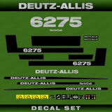 Deutz Allis 6275 VarioCab Aftermarket Replacement Tractor Decal (Sticker) Set