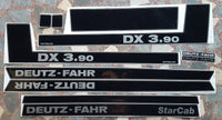 Deutz DX 3.90 Aftermarket Replacement Tractor Decal (Sticker) Set