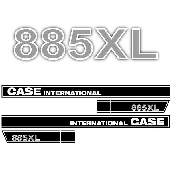 Case International 885XL Aftermarket Replacement Tractor Decal (Sticker) Set