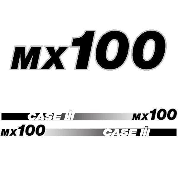 Case MX 100 (2000) Aftermarket Replacement Tractor Decal (Sticker) Set