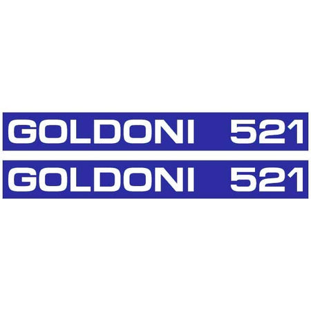 Goldoni 521 Aftermarket Replacement Tractor Decal (Sticker) Set