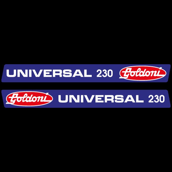 Goldoni Universal 230 Aftermarket Replacement Tractor Decal (Sticker) Set