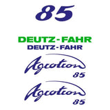 Deutz Fahr AgroTron 85 Aftermarket Replacement Tractor Decal (Sticker) Set