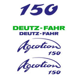 Deutz Fahr AgroTron 150 Aftermarket Replacement Tractor Decal (Sticker) Set