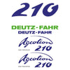 Deutz Fahr AgroTron 210 Aftermarket Replacement Tractor Decal (Sticker) Set