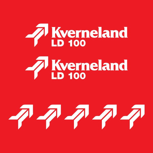 Kverneland LD-100 Aftermarket Replacement Tractor Decal (Sticker) Set