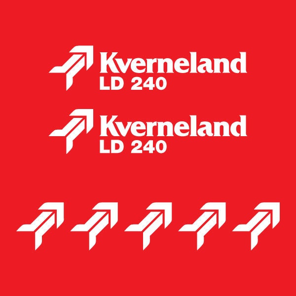 Kverneland LD 240 Aftermarket Replacement Tractor Decal (Sticker) Set