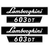 Lamborghini 603DT Aftermarket Replacement Tractor Decal (Sticker) Set