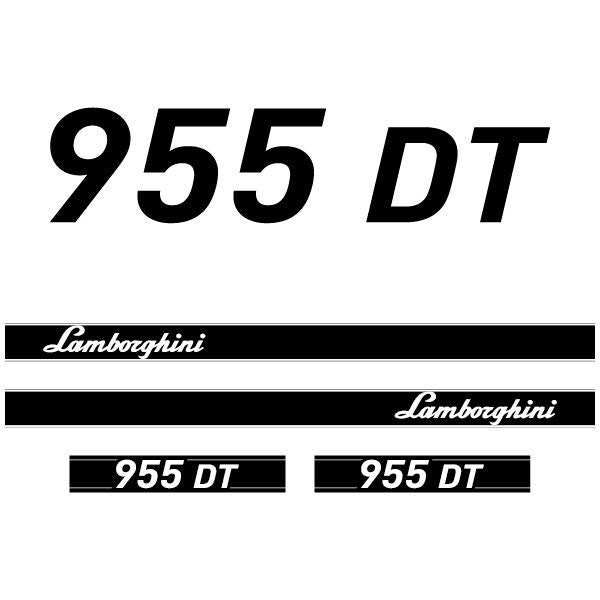 Lamborghini 955DT Aftermarket Replacement Tractor Decal (Sticker) Set