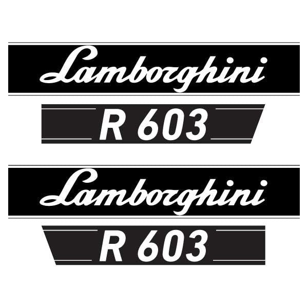 Lamborghini R603 Aftermarket Replacement Tractor Decal (Sticker) Set