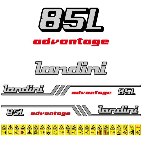 Landini Advantage 85L Aftermarket Replacement Tractor Decal (Sticker) Set
