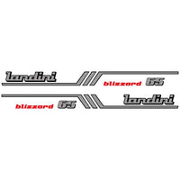 Landini Blizzard 65 Aftermarket Replacement Tractor Decal (Sticker) Set