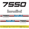 Landini 7550 Aftermarket Replacement Tractor Decal (Sticker) Set
