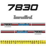 Landini 7830 (1987) Aftermarket Replacement Tractor Decal (Sticker) Set