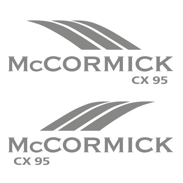 McCormick CX 95 Aftermarket decal aufkleber sticker set