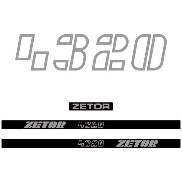 Zetor 4320 Aftermarket Tractor Decal / Aufkleber / Adesivo / Sticker Set