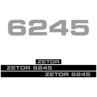 Zetor 6245 Aftermarket Tractor Decal / Aufkleber / Adesivo / Sticker Set