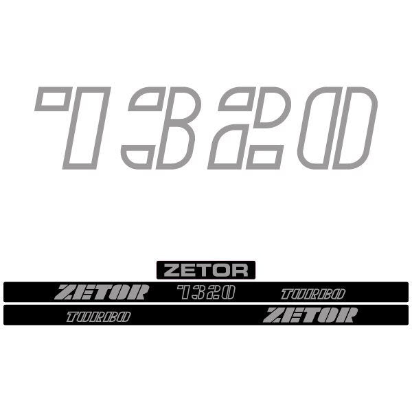 Zetor 7320 Aftermarket Tractor Decal / Aufkleber / Adesivo / Sticker Set