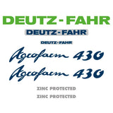Deutz Fahr AgroFarm 430 Aftermarket Replacement Tractor Decal (Sticker) Set