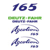 Deutz Fahr AgroTron 165 Aftermarket Replacement Tractor Decal (Sticker) Set